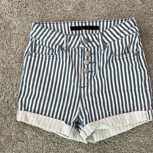 Joe’s Jeans striped high waisted shorts girls size 14